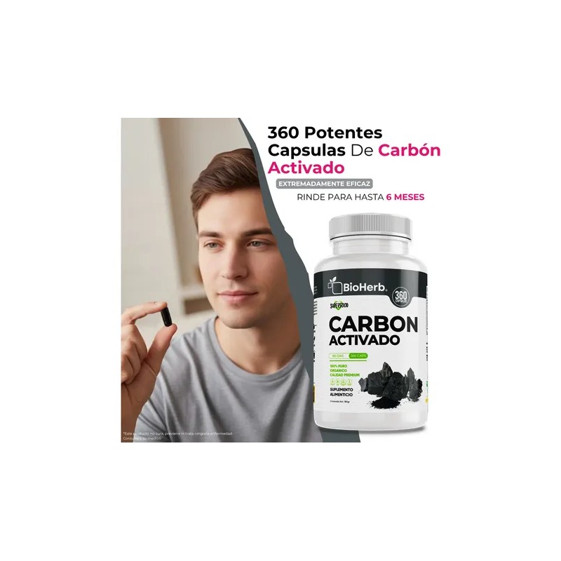 Carbón Activado Micronizado - Eficaz Soporte Digestivo