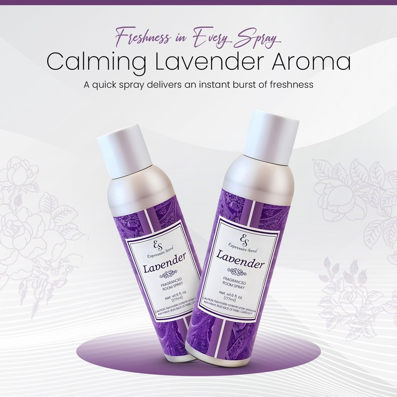 Expressive Scent 6 oz Lavendar Fragrance Room Spray