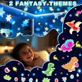 Star Dinosaur Projector - 360 Degree Rotation Dinosaur Projection Light | Projection Lamp Sensory Toy for Son Teens Youth Girls Daughter