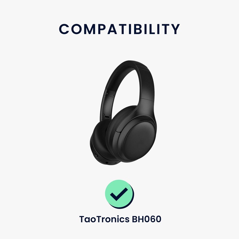 kwmobile 2X Ohrpolster kompatibel mit TaoTronics BH060 Polster - Kopfhörer