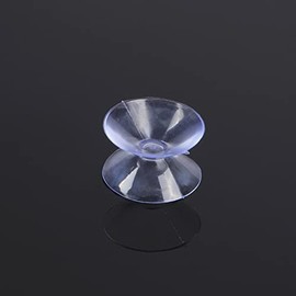 GDQLCNXB 20mm/0.78" Double Sided Suction Cups, Furniture Desk Glass PVC Suction Cups 20Pcs Sucker