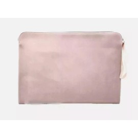 Valentino Beauty Beige/Nude “V" Logo Laptop Pouch