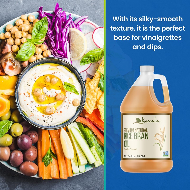 Kevala Rice Bran Oil - Oil with Mild Scent Great