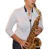BG SFSH Alto/Tenor/Soprano Saxophone Flex Strap with Snap Hook