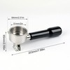 CAPFEI 51mm Portafilter 2 Spouts Compatible With Gevi/CASABREWS Espresso Machine