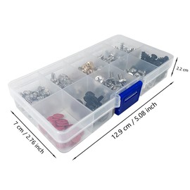Leismy 228pcs PC Computer Screws, Computer Screws Standoffs Set Assortment Kit for Hard Drive Pc Case Motherboard Fan Power Graphics