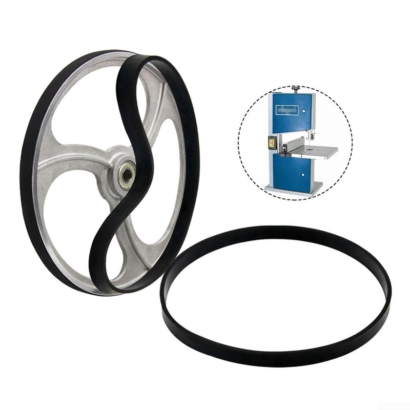2 x Bandsaw Rubber Band Non Slip Rubber Ring Scroll
