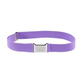WannGe Kids Buckle Belt Kid Adjustable Elastic Belt Boy Stretch Belt for Children Boys Girls, lavender