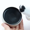 ツヤ出しWAX 缶入り靴クリーム クロ 40ｇ