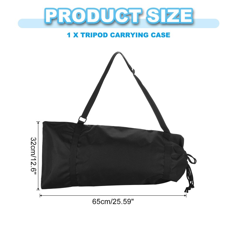 PATIKIL 25.59"x12.6" Tripod Case 1 PC Nylon Padded Tripod Bag