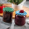 KADAX Jam Jars 425 ml, Preserving Jars with Screw Lids,