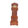 1/12 Dollhouse Miniature Grandfather Clock Wooden Mini Model Furniture Accessory