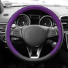 FH Group Geometric Chic Microfiber Leather Steering Wheel Cover –