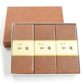 Minorien Incense Incense Gift Set of 3 Boxes, Premium Smoking Incense, Offering Gifts, Mourning Postcard, Obon (First Bon Festival), Hatsubon (First Bon Imperial Service)