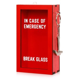 Funny Hammer Emergency Box - Emergency Breaker Case Creative Desk Decor Funny Gifts for Friends, Coworkers and Family