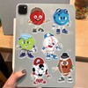 24 Sheets Make-a-face Sport Ball Stickers, Make Your Own Mix