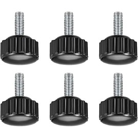 MACHSWON Knurled Clamping Knobs Saw Drill Press Lathe and Routing Jigs Packaging Machinery Printing Equipment Hand Clamping Handle Bolt Hand Knob Screw Replacement Parts M4 x 10mm 6pcs