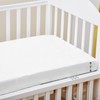Pizuna 100% Cotton Fitted Cot Sheets White, 400 Thread Count
