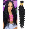 Sexycat Deep Curly Human Braiding Hair for Boho Braids 2