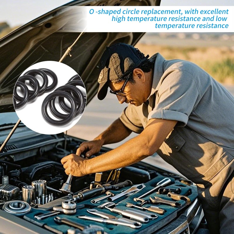 50 Pieces Power Pressure Washer O-Rings Replacement for 1/4 inch,