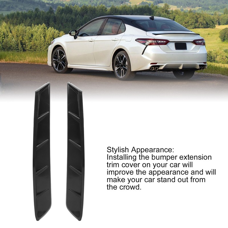 1Pair Rear Bumper Side Extension 52166 06030 Sturdy Bumper Extension