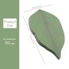 Luckious 100 Sheets Sticky Notes - Green Leaf-Shaped Self Stick