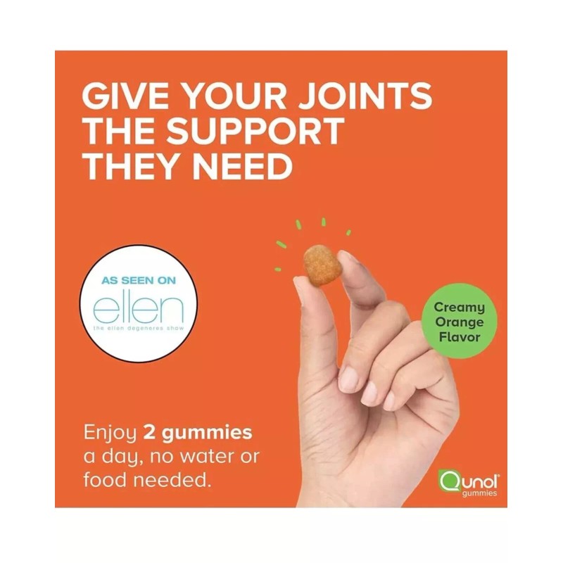 Qunol Turmeric Plus Ginger, 100 Day Suply 200 Gummies 500mg