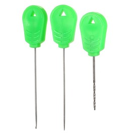 Set of 3 B Bait Needle Drill Tool Set, Bait Needle Fishing Boilie Needle for Knoting, Bait Making, Hook Connecting