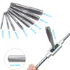 Yuentoen 20-Piece Thread Cutter Set, Alloy Steel Thread Cutting Set,