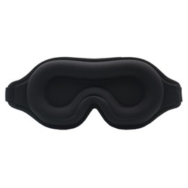 Zen Virtuoso 3D Sleep Mask for Men & Women - Blackout Eye Mask with Zero Pressure Cups for Lash Extensions, Side Sleepers - Adjustable Strap, Travel Bag & Earplugs