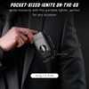 LIHTUN Multi-Function Cigar Torch Lighter - Built-in Cigar Holder &