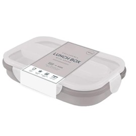 Lunch Box with Spork – 900ml | Dishwasher & Freezer Safe | Convenient Separate Spork Compartment | Perfect for School, Office, or On-the-Go | Airtight lid, Leakfproof and Portable Design (Natural)