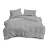Sapphire Collection Plain Duvet Cover With Pillow Cases Non Iron