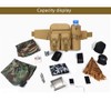 Waist Pack Pouch with Water Bottle Pocket Holder Waterproof Fanny