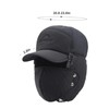 Winter 3-in-1 Thermal Fur Lined Trapper Hat with Ear Flap