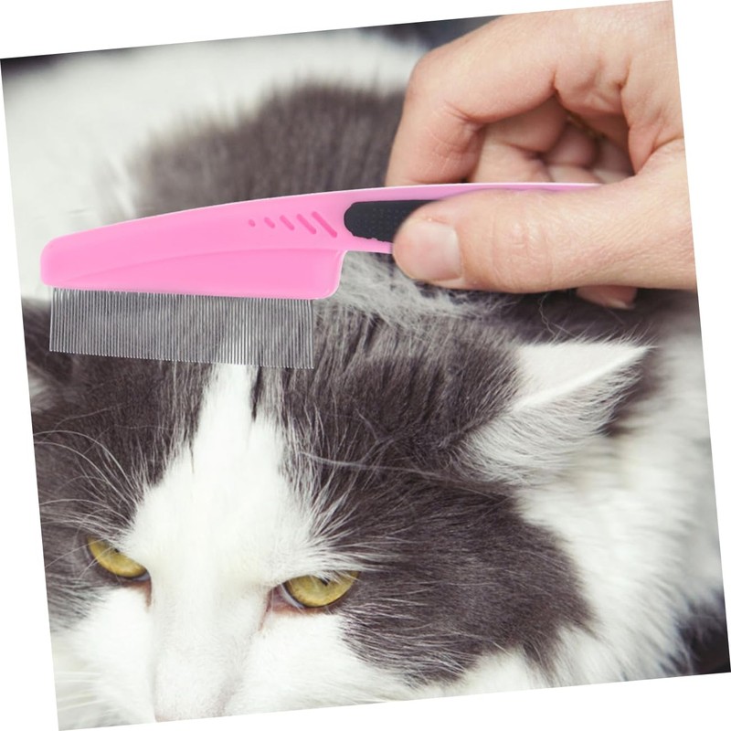 TOVINANNA Stainless Steel Fine Comb Set 2pcs Dandruff Hair Combs