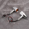 Motorcycle Retro Style Bullet LED Turn Signal Lamp Flashlight Fit