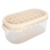Ice Cube Tray with Lid Bin 2 Layer Ice Trays