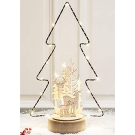 Haushalt International LED Metal Christmas Tree