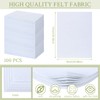 Rtteri White Felt Sheets Felt Fabric Sheets 9 x 12