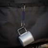 [Wlikn] Carabiner Double Head Paracord Braided Sunshade Hook, Load Capacity