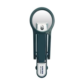 Spacmirrors Extra Large Nail Clipper with Magnifying Glass in Silver, Stainless Steel Blades, Ideal for Elderly