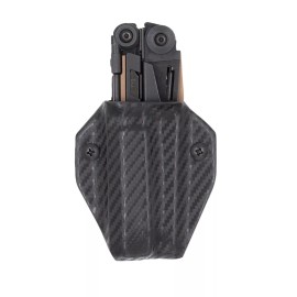 Unbranded Clip & Carry Kydex Multitool Sheath fits Leatherman MUT - Made in the USA! - Carbon Fiber Black