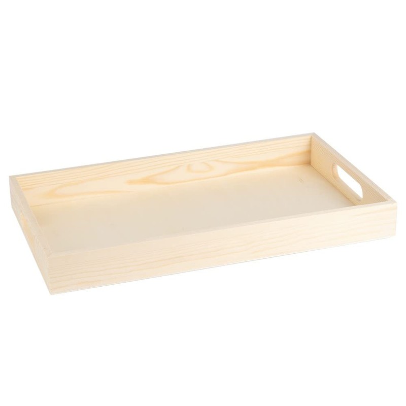 Ideen mit Herz Set of 3 Wooden Rectangular Trays Various