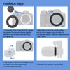 EF R-52 mm retro adapter/macro reverse ring ring, EF/R camera