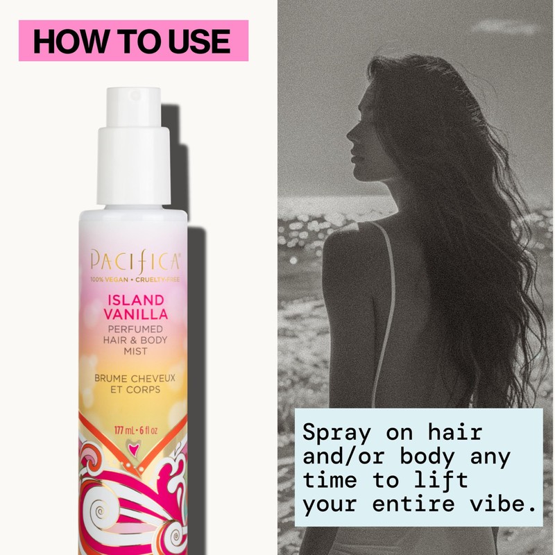 Pacifica Island Vanilla Hair Mist Perfume and Full Body Spray
