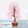 YATHABI Rose Quartz Tree - Rose Quartz Desk - Pink
