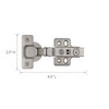 Design House 189654 Soft Close Hinges for Kitchen Cabinets 10-Pack