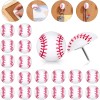 Epakh 20 Pack Baseball Pins Decorative Push Pins for Cork