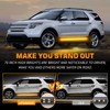 XRIDONSEN 2PCS 60 inch Amber Strobe Lights Strip 720 LED